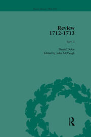 Defoe's Review 1704–13, Volume 9 (1712–13), Part II book cover