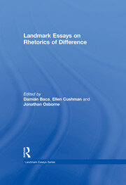 Landmark Essays on Rhetorics of Difference book cover