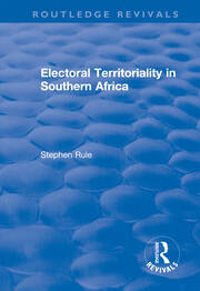 Electoral Territoriality in Southern Africa book cover