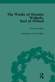 The Works of Horatio Walpole, Earl of Orford Vol 1 book cover