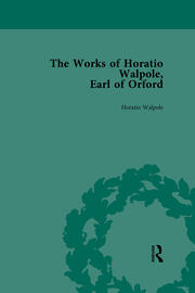 The Works of Horatio Walpole, Earl of Orford Vol 3 book cover