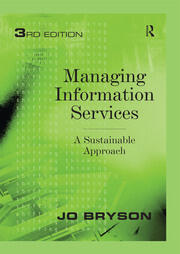 Managing Information Services: A Sustainable Approach book cover