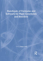Handbook of Formulas and Software for Plant Geneticists and Breeders book cover