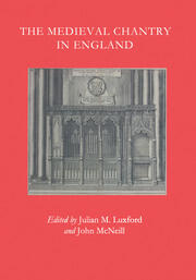 The Medieval Chantry in England book cover