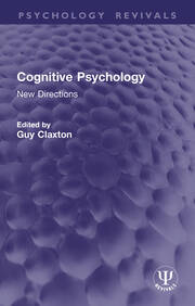 Cognitive Psychology: New Directions book cover