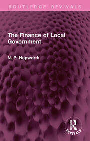 The Finance of Local Government book cover