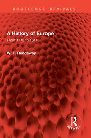 A History of Europe: From 1715 to 1814 book cover