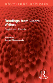 Readings from Liberal Writers: English and French book cover