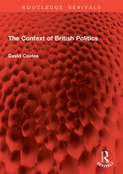The Context of British Politics book cover