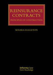 Reinsurance Contracts: Principles of Construction book cover