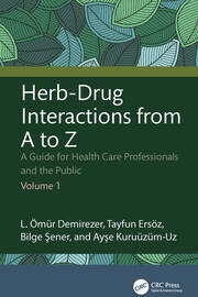 Herb-Drug Interactions from A to Z: A Guide for Health Care Professionals and the Public Volume 1 book cover