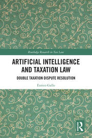 Artificial Intelligence and Taxation Law: Double Taxation Dispute Resolution book cover