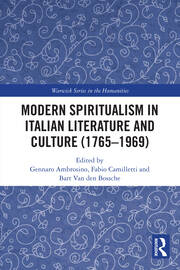 Modern Spiritualism in Italian Literature and Culture (1765-1969) book cover