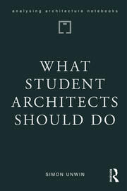 What Student Architects Should Do book cover