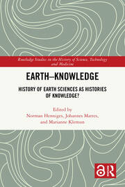 Earth-Knowledge: History of Earth Sciences as Histories of Knowledge? book cover