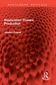 Restoration Theatre Production book cover