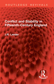 Conflict and Stability in Fifteenth-Century England book cover