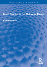 Short Studies in the Nature of Music book cover