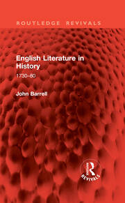 English Literature in History: 1730–80 book cover