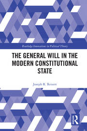 The General Will in the Modern Constitutional State book cover