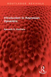 Introduction to Keynesian Dynamics book cover