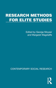 Research Methods for Elite Studies book cover