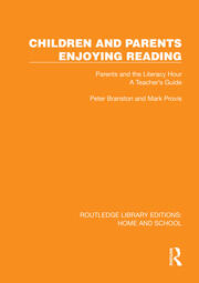 Children and Parents Enjoying Reading: Parents and the Literacy Hour: A Teacher's Guide book cover