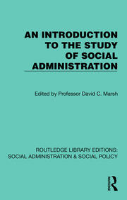 An Introduction to the Study of Social Administration book cover