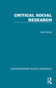 Critical Social Research book cover