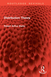 Distribution Theory book cover