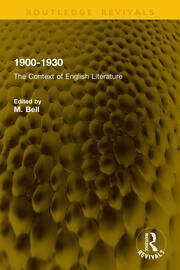 1900-1930: The Context of English Literature book cover