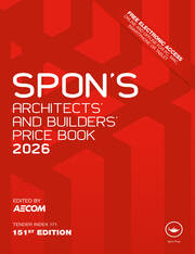 Spon's Architects' and Builders' Price Book 2026 book cover
