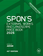 Spon's External Works and Landscape Price Book 2026 book cover