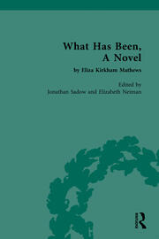 What Has Been, A Novel by Eliza Kirkham Mathews book cover