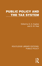 Public Policy and the Tax System book cover