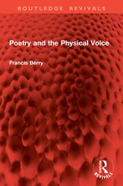 Poetry and the Physical Voice book cover