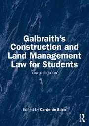Galbraith's Construction and Land Management Law for Students book cover