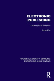 Electronic Publishing: Looking for a Blueprint book cover