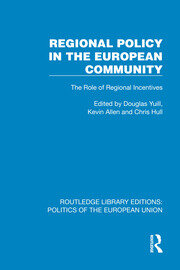 Regional Policy in the European Community: The Role of Regional Incentives book cover