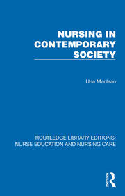 Nursing in Contemporary Society book cover