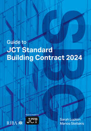 Guide to JCT Standard Building Contract 2024 book cover