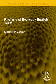 Rhetoric of Everyday English Texts book cover