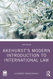 Akehurst's Modern Introduction to International Law book cover