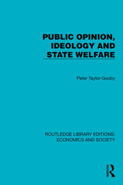 Public Opinion, Ideology and State Welfare book cover