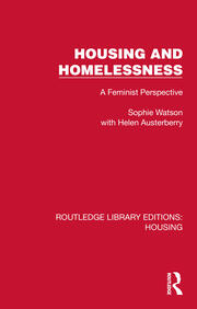 Housing and Homelessness: A Feminist Perspective book cover