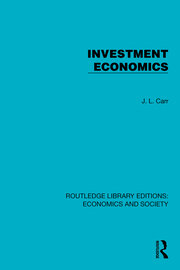 Investment Economics book cover