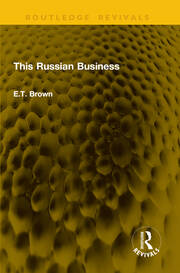 This Russian Business book cover