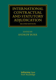 International Contractual and Statutory Adjudication book cover