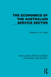 The Economics of the Australian Service Sector book cover