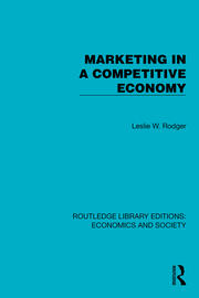 Marketing in a Competitive Economy book cover